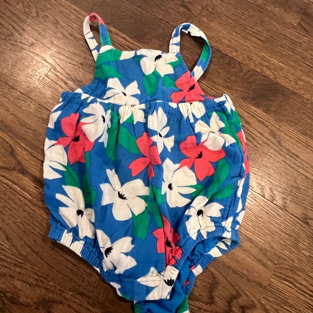 Floral romper 12-18 months outfit